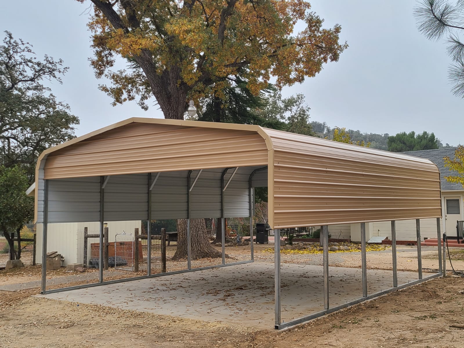 a-frame standard roof metal carport