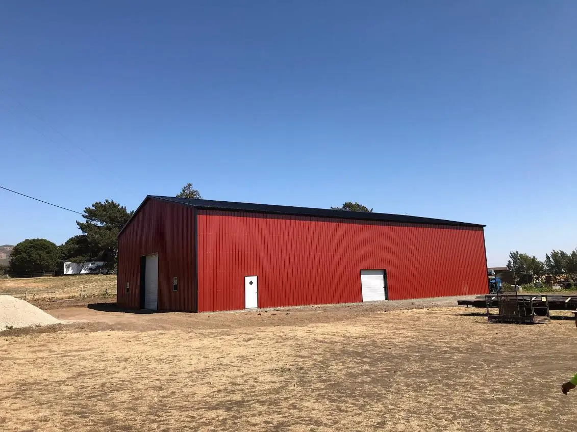 a-frame vertical Wide span metal building